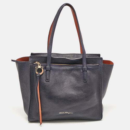 Leather Medium Amy Tote - Salvatore Ferragamo - Modalova