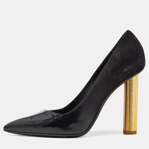 Nubuck Leather Pointed Toe Pumps Size 39.5 - Salvatore Ferragamo - Modalova