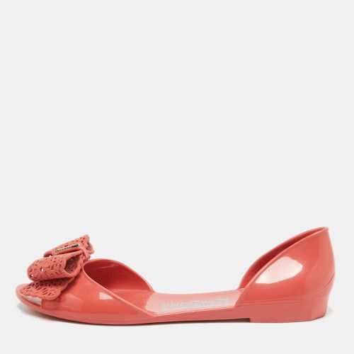 Jelly Prieta Bow Flats Size 37.5 - Salvatore Ferragamo - Modalova