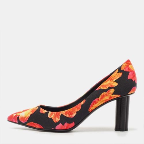 Floral Canvas Badia Pumps Size 37.5 - Salvatore Ferragamo - Modalova