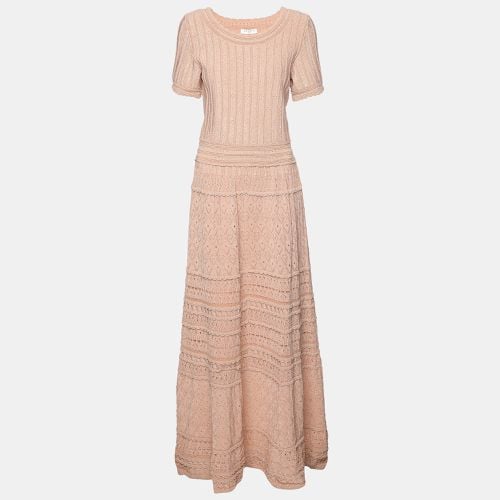 Lurex Knit Maxi Dress L - Sandro - Modalova