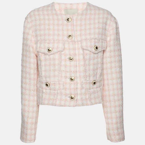 Tweed Button Up Cropped Jacket S - Sandro - Modalova