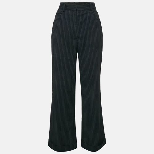 Pinstripe Herringbone Trousers L - Sandro - Modalova