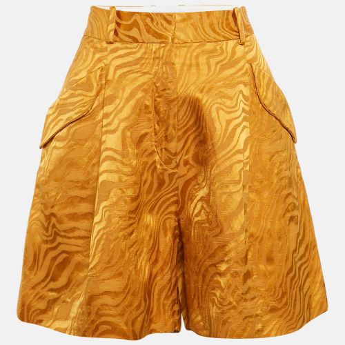 Sandro Orange Jacquard Shorts M - Sandro - Modalova