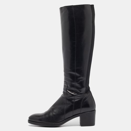 Leather Knee Length Boots Size 38.5 - Santoni - Modalova