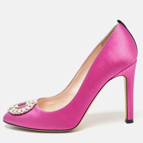 Satin Crystal Embellished Pumps Size 37 - SJP Sarah Jessica Parker - Modalova