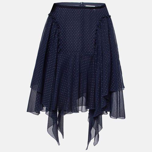 Dotted Chiffon Ruffled Skirt L - See by Chloe - Modalova