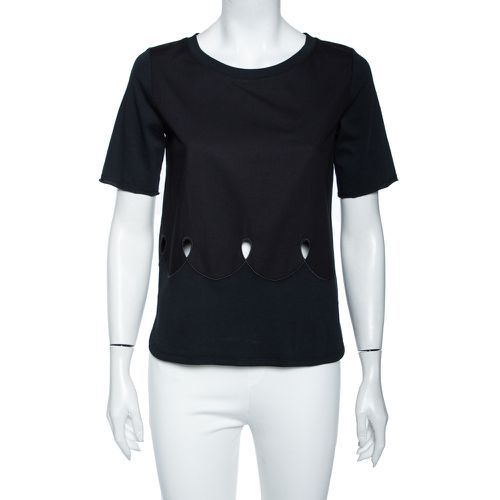 Cotton Cut Out Detail Jersey T-Shirt M - See by Chloe - Modalova