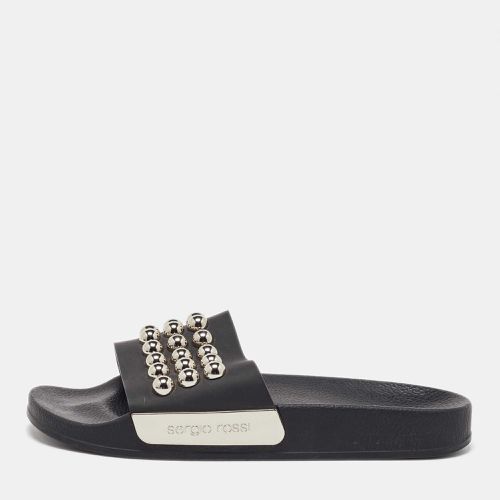 Rubber Studded Pool Slides Size 39 - Sergio Rossi - Modalova