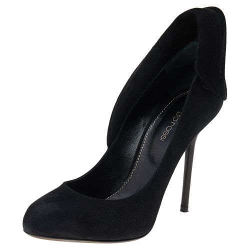 Suede Swirl Detail Pumps Size 36 - Sergio Rossi - Modalova