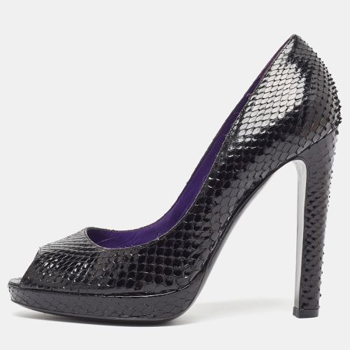 Python Peep Toe Pumps Size 37.5 - Sergio Rossi - Modalova