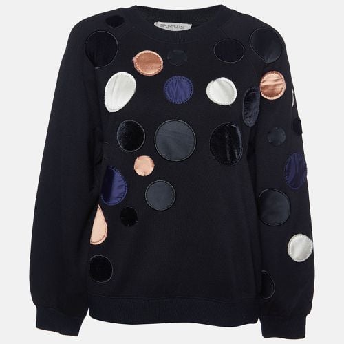 Jersey Dot Appliqued Crew Neck Sweatshirt S - Sportmax - Modalova