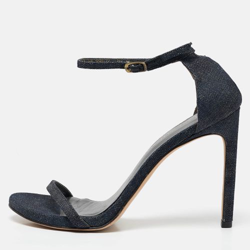 Denim Ankle Strap Sandals Size 40 - Stuart Weitzman - Modalova