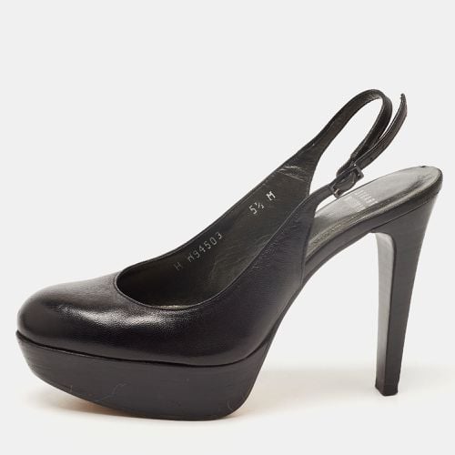 Leather Platform Slingback Pumps Size 36 - Stuart Weitzman - Modalova