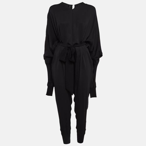 Crepe Loose Fit Belted Jumpsuit M - Stella McCartney - Modalova