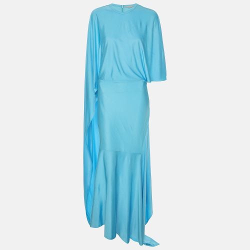 Light Jersey Cape-effect Asymmetric Long Dress M - Stella McCartney - Modalova