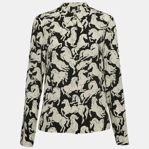 All Over Horse Print Silk Shirt M - Stella McCartney - Modalova