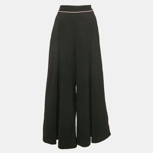 Wool Pleated Wide Leg Pants S - Stella McCartney - Modalova