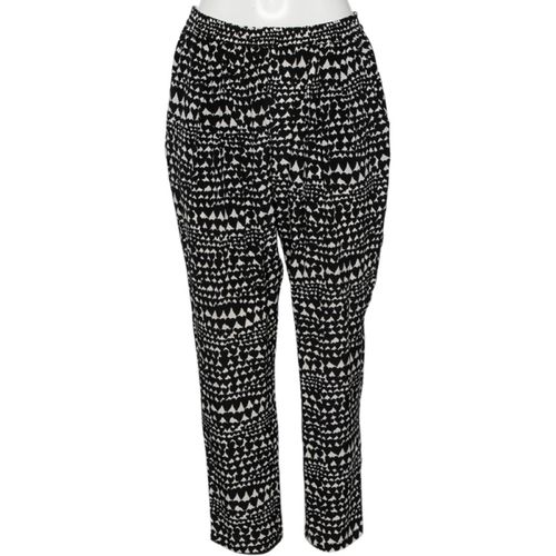 Monochrome Heart Printed Silk Pants M - Stella McCartney - Modalova