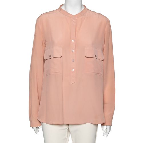 Peach Silk Pocket Detail Blouse L - Stella McCartney - Modalova