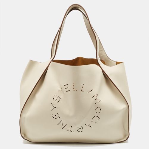 Off Faux Perforated Logo Tote - Stella McCartney - Modalova