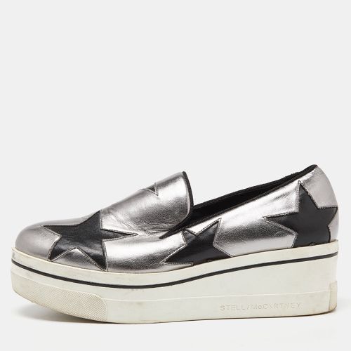 Black Faux Leather Binx Star Slip On Sneakers Size 37 - Stella McCartney - Modalova