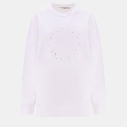 Cotton Frontal Logo Sweatshirt S - Stella McCartney - Modalova