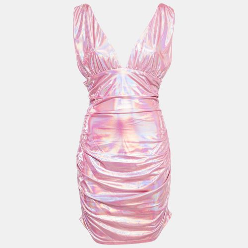 Holographic Jersey Ruched Kerrie Dress L - Superdown - Modalova