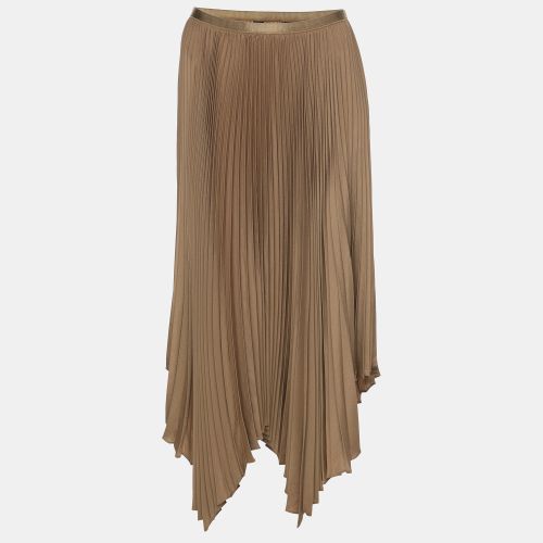 Khaki Georgette Midi Skirt S - Polo Ralph Lauren - Modalova