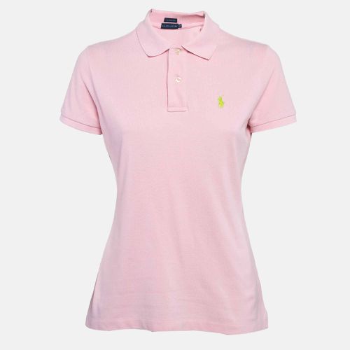 Pique Cotton Skinny Polo T-Shirt M - Polo Ralph Lauren - Modalova