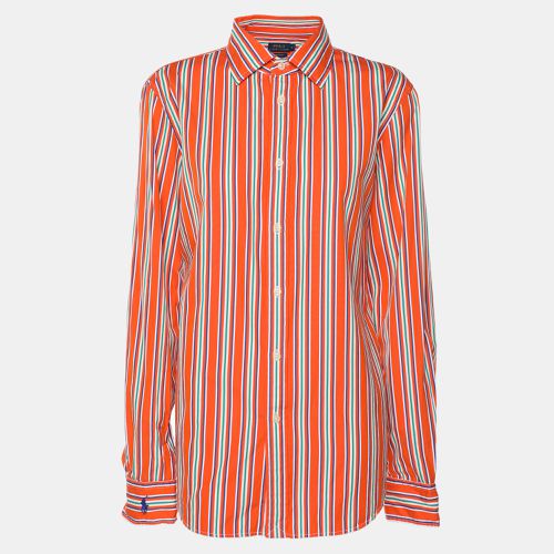 Stripe Cotton Long Sleeve Shirt L - Polo Ralph Lauren - Modalova