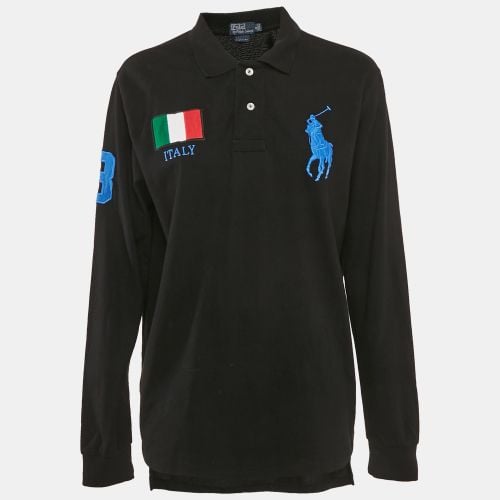 Logo Embroidery Cotton Long Sleeve Polo T-shirt M - Polo Ralph Lauren - Modalova