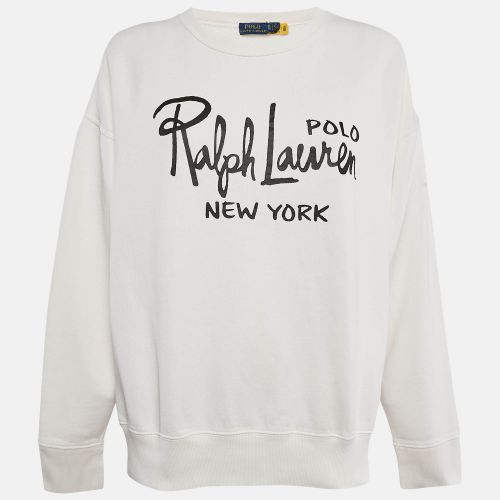 Logo Print Cotton Crew Neck Sweatshirt XL - Polo Ralph Lauren - Modalova