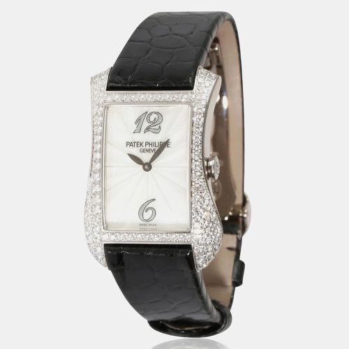 K White Gold Gondolo 4972G-001 Quartz Women's Wristwatch 22 mm - Patek Philippe - Modalova