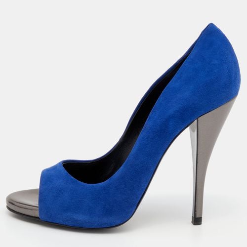 Suede Open Toe Pumps Size 39 - PIERRE HARDY - Modalova