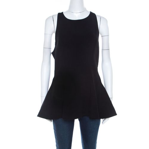 Wool Peplum Sleeveless Blouse L - Prabal Gurung - Modalova