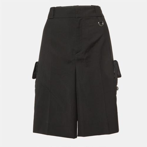 Wool Pocket Detail Cargo Shorts M - Prada - Modalova