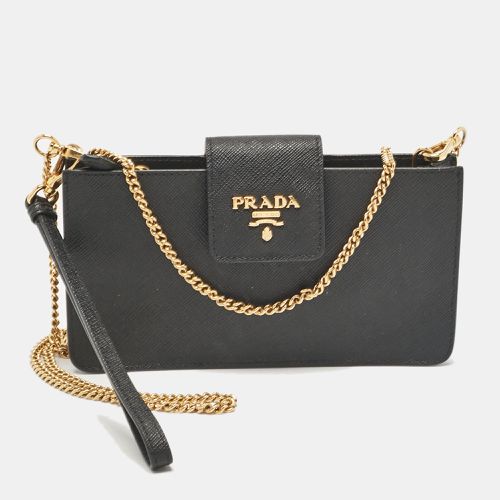 Saffiano Leather Phone Crossbody Bag - Prada - Modalova