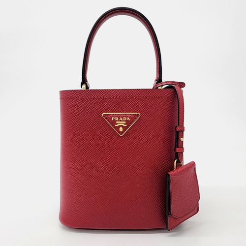 Saffiano Pannier Tote and Shoulder Bag - Prada - Modalova