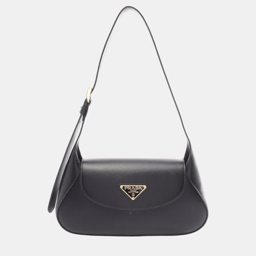 Leather City Calf Shoulder Bag - Prada - Modalova