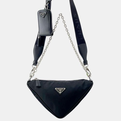 Triangle Nylon Shoulder Bag - Prada - Modalova