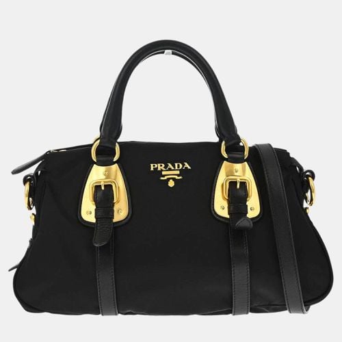 Prada Black Nylon Tote Handbag - Prada - Modalova