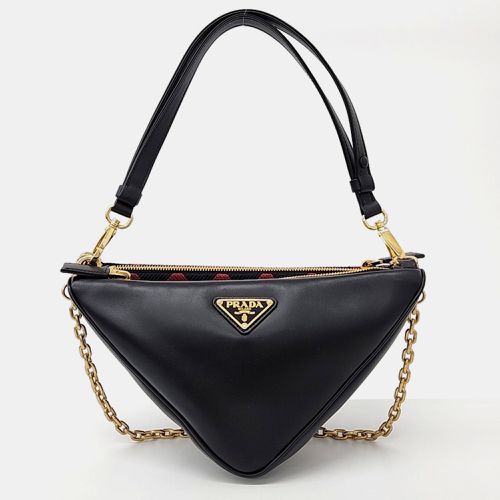 Triangle tote and shoulder bag - Prada - Modalova