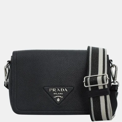 Prada Small Flou Shoulder Bag - Prada - Modalova