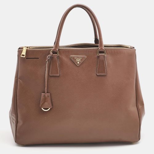 Saffiano Lux Leather Executive Galleria Double Zip Tote - Prada - Modalova