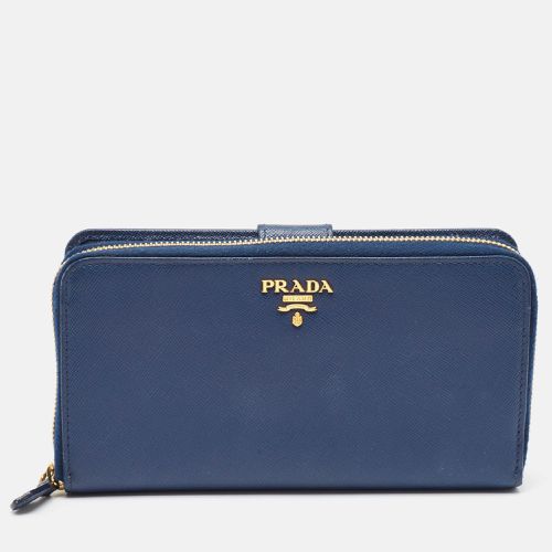 Saffino Lux Leather French Continental Wallet - Prada - Modalova