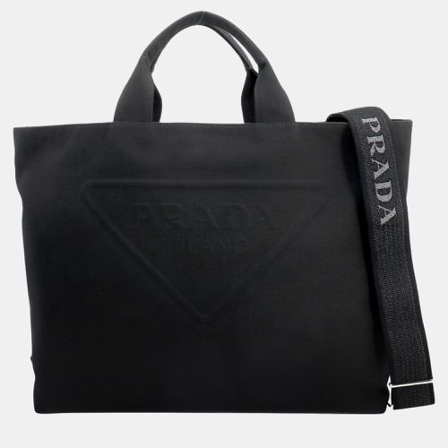 Drill Tote Shoulder Bag Canvas - Prada - Modalova