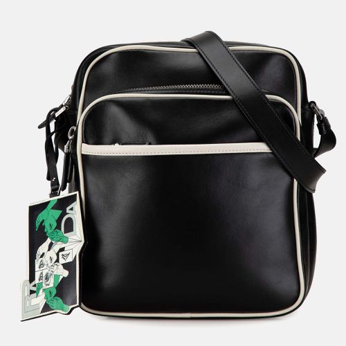 Leather Vitello Comics Messenger Bag - Prada - Modalova