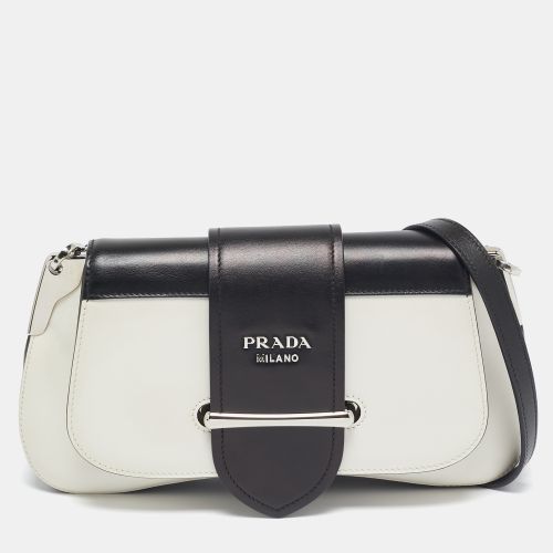 White City Calf Leather Sidonie Shoulder Bag - Prada - Modalova