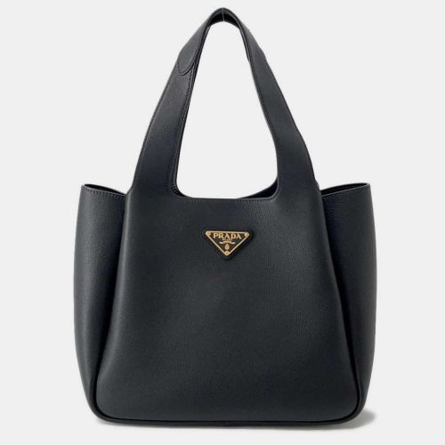 Leather Vitello Dino Handbag - Prada - Modalova